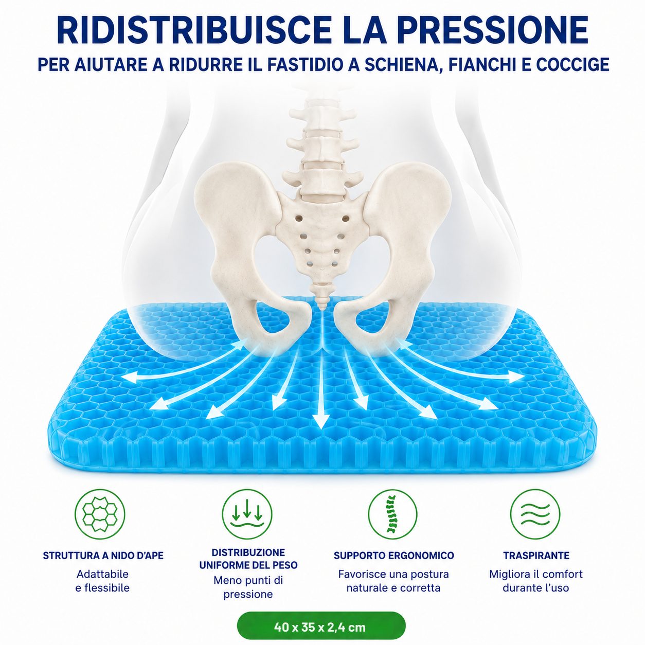 Cuscino in Gel – Nilo™